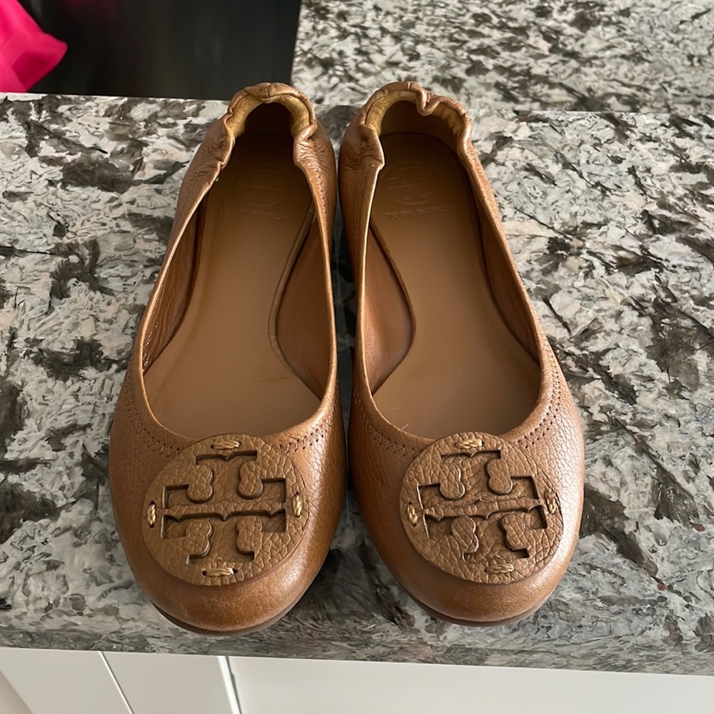 Tory Burch flats worn 1 time!